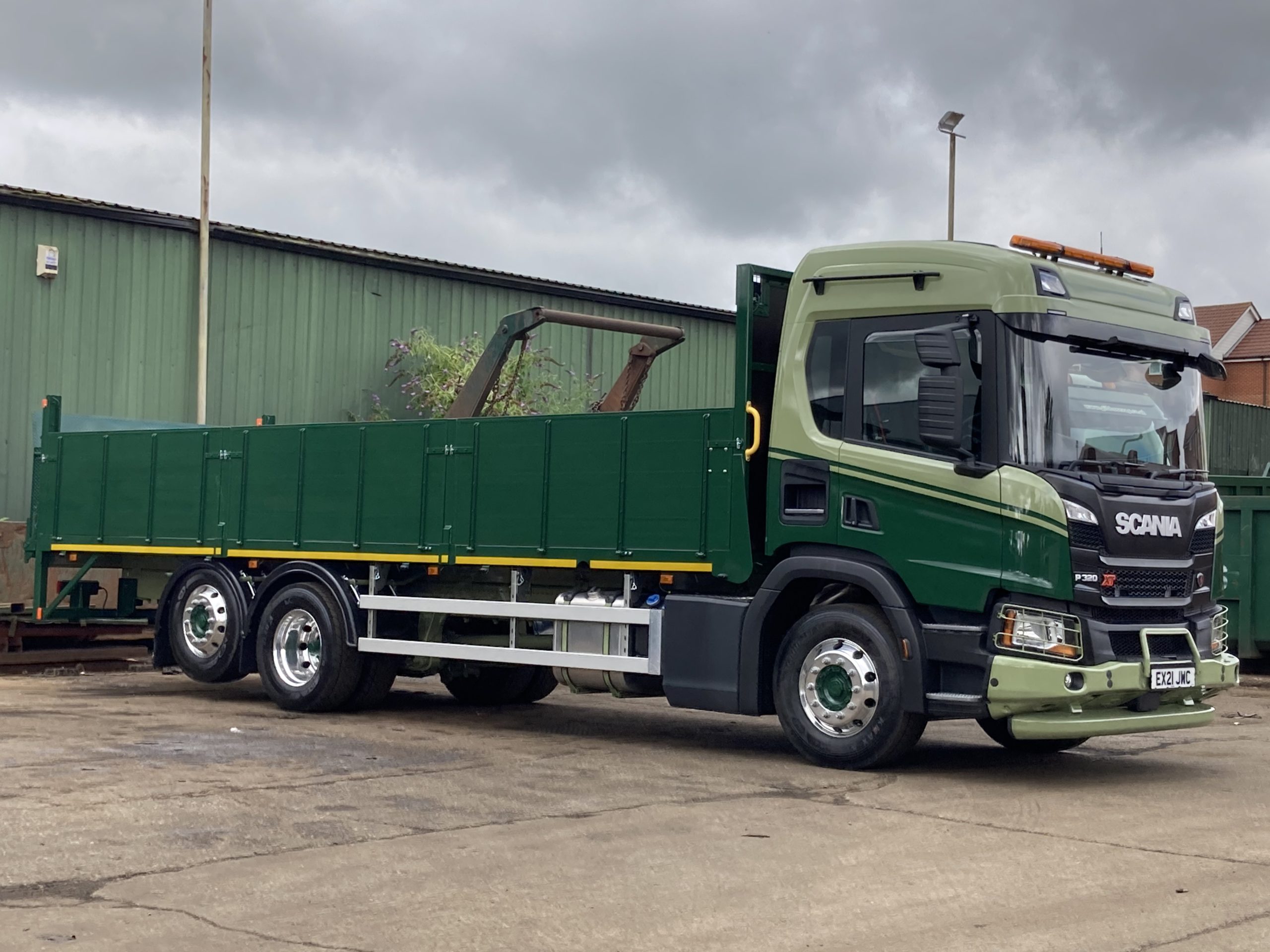 side profile of Gibbs truck